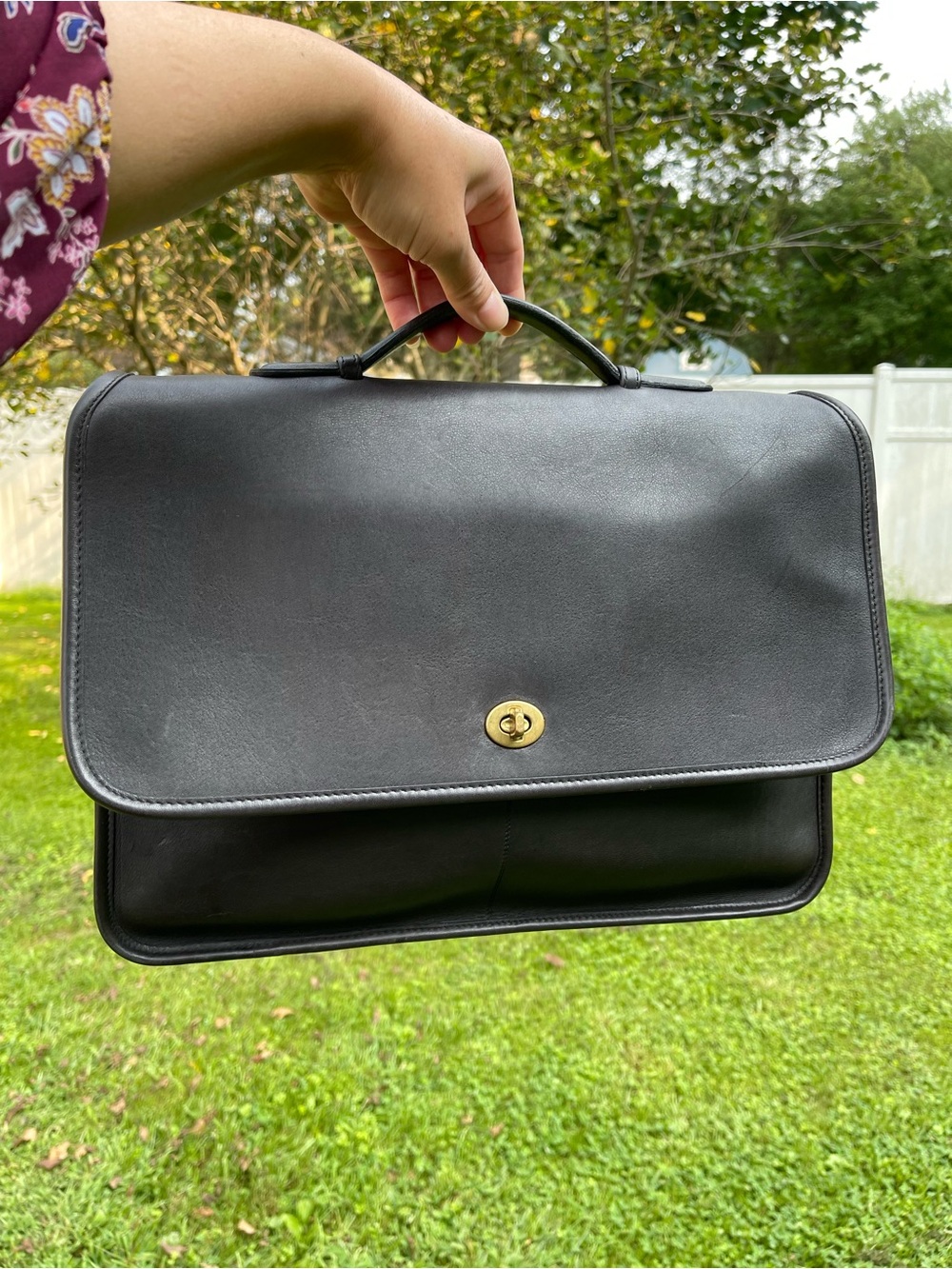Vintage Coach bag ( Latter Brief style #5270 )